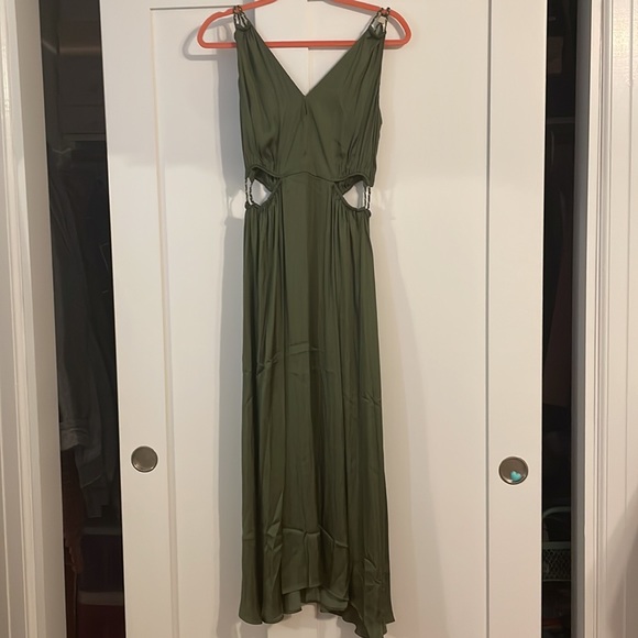 NWT! Maje cutout satin dress - Picture 4 of 9
